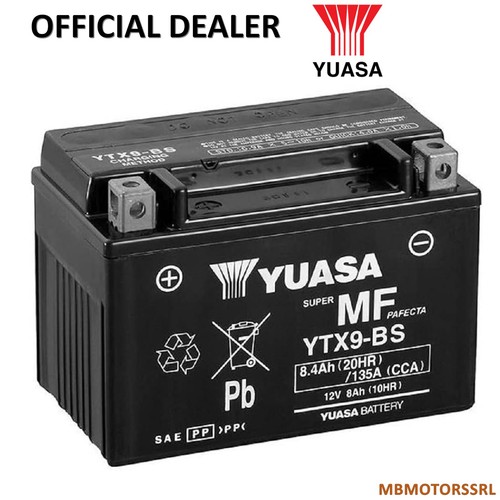 Batteria yuasa ytx9bs - yuasa, per